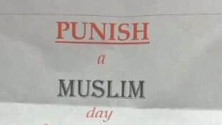 Punish a Muslim Day letter