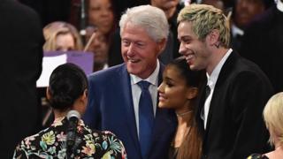 Bill Clinton, Ariana Grande, Pete Davidson