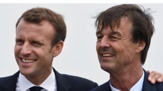 Emmanuel Macron and Nicolas Hulot - 20 June