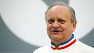 French Chef Joel Robuchon attends the opening of the Taste Festival at the Grand Palais in Paris, France, 21 May 2015.