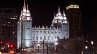 Temple of the Church of Jesus Christ of Latter-Day Saints Salt Lake City (file picture)