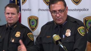 Houston Police Chief Art Acevedo said the killer's motive is a 20-year-old 'grudge'