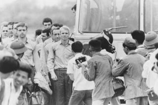 John McCain leaves POW camp