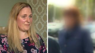 Mandy Trowbridge and a anomyous mother who spoke to BBC Newsline about their experiences with cyberbullying