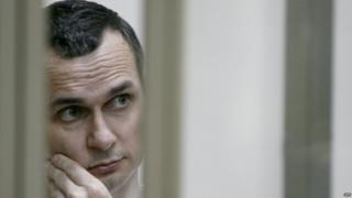 Oleg Sentsov on trial in Rostov-on-Don, Russia. Photo: July 2015
