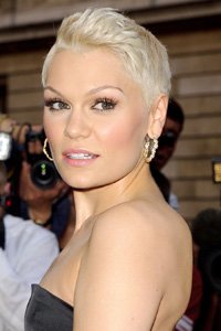 Blow-dry back the front section of a pixie crop for this fashionable finish like Jessie J.