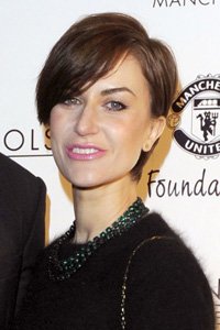 She might be used to wearing big wigs as Lady Mae in Mr Selfridge but in real life Katherine Kelly prefers to keep her hair short, wearing it in a neat crop.
