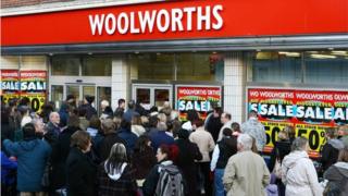 Woolworths and crowds
