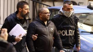 Police arrest Carmine Spada in Ostia, 25 Jan 18