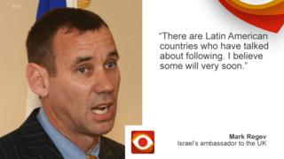 Mark Regev, Israeli ambassador to the UK quote picture saying 