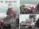 Huge gas explosion that killed firefighter