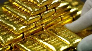 File picture of gold bars