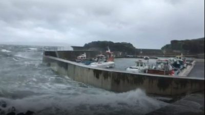 About 2 HUNDRED roads cleared as Typhoon Hector leaves debris trail