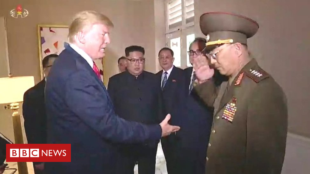 Mix-ups and fanfare: What no-one else noticed at the Trump-Kim summit