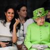 Queen, Meghan cheered through crowds on first joint royal trip - The Globe and Mail