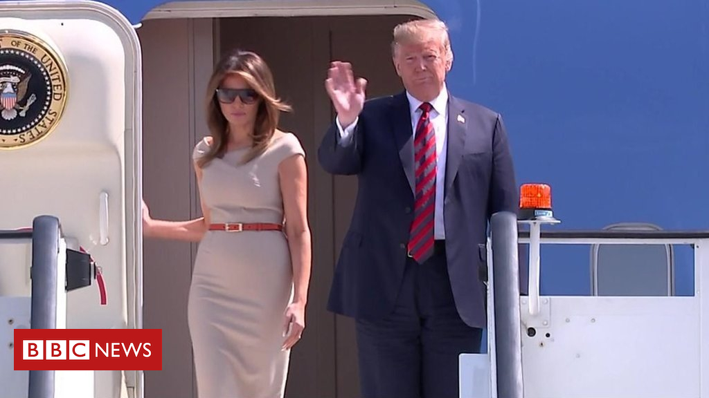 Donald Trump arrives in UK for 2-day operating visit