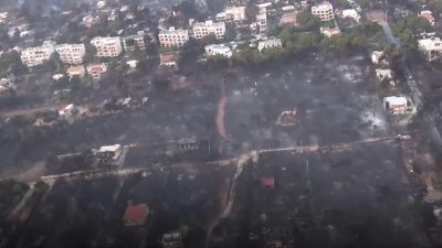 Greece wildfires: Search maintains after at least 74 killed
