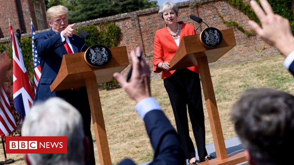 Trump May assembly: The Wacky Races of press meetings