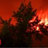 California wildfire tears via properties
