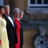 Donald Trump: US president meets Theresa Might at Blenheim Palace