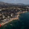 Greek fires: Aerial pictures display devastation
