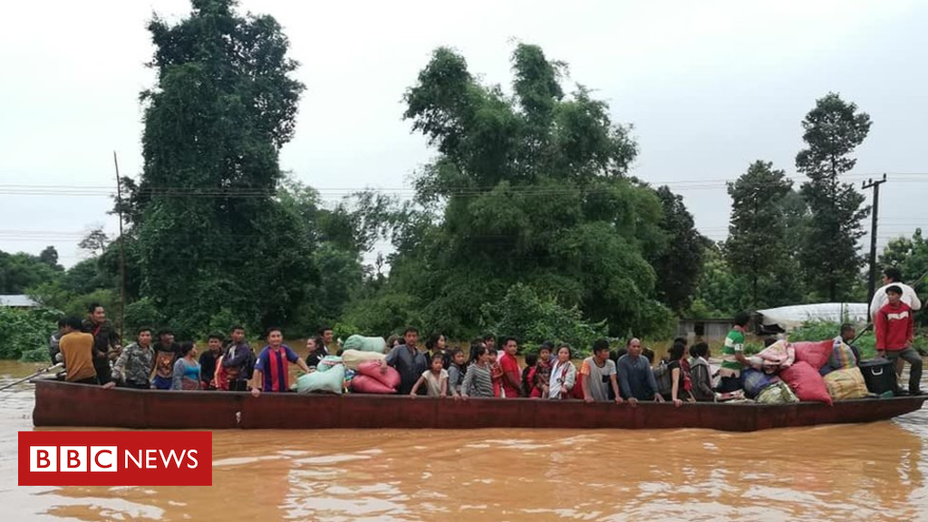 Laos dam collapse: Race to rescue flooded villagers