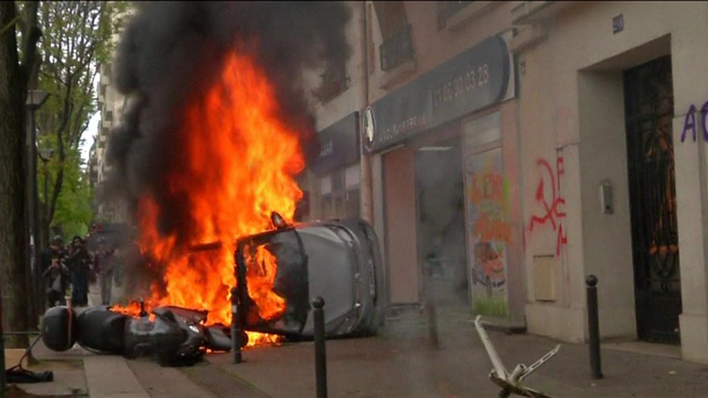 May Day riots: 109 stay in custody in France