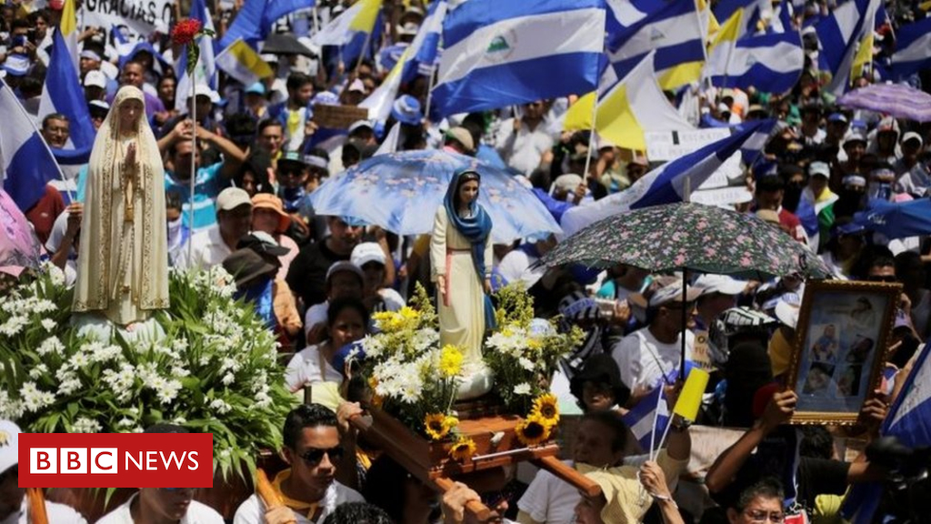 Nicaragua protests: Thousands show improve for Catholic Church