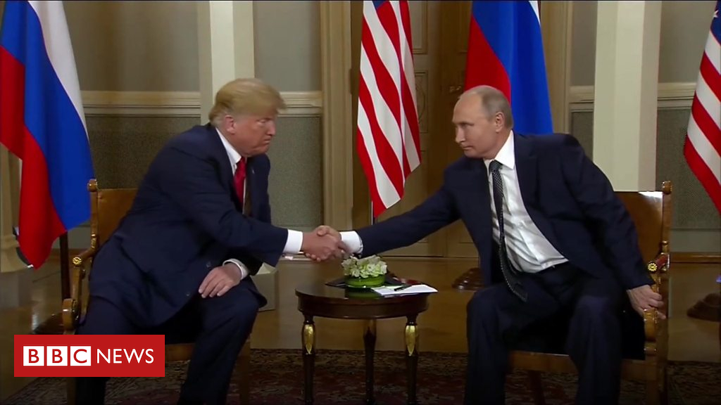 Trump-Putin summit: The handshake