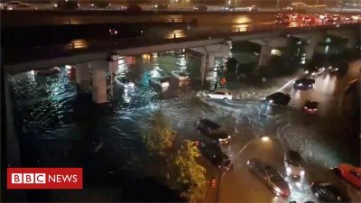 males trapped in elevator rescued from Toronto floods