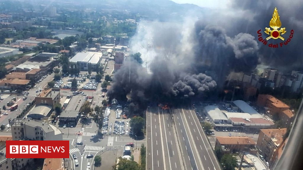 Bologna crash: Tanker truck fireball kills  and injures dozens