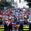 Costa Rica march in cohesion with Nicaraguan migrants