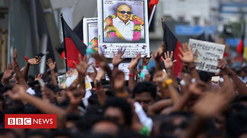 India funeral: Deadly stampede amongst Karunanidhi mourners