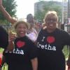 Lovers pay their respects to Aretha Franklin in Detroit