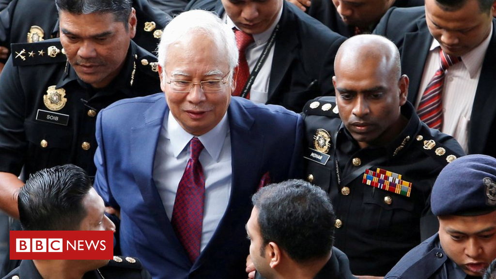 Malaysia ex-PM Najib charged with cash laundering