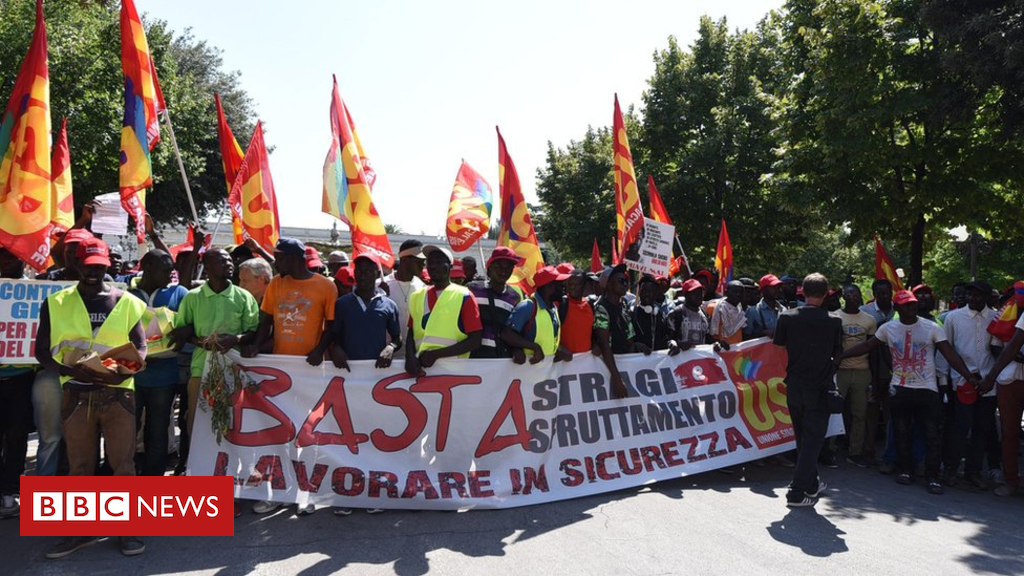 Migrant farmers strike in Italy after SIXTEEN highway deaths