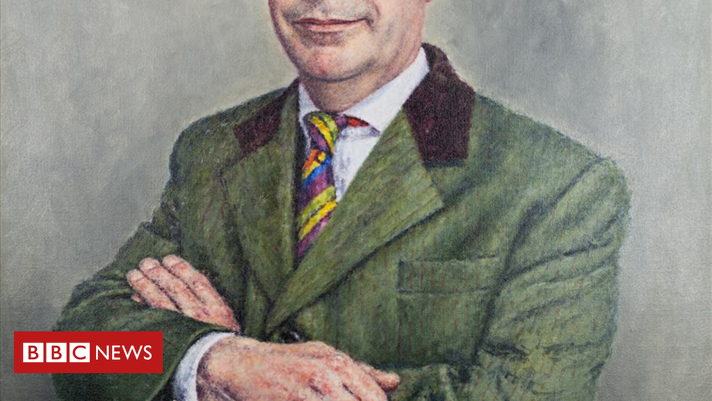 No takers for £25,000 portrait of Nigel Farage
