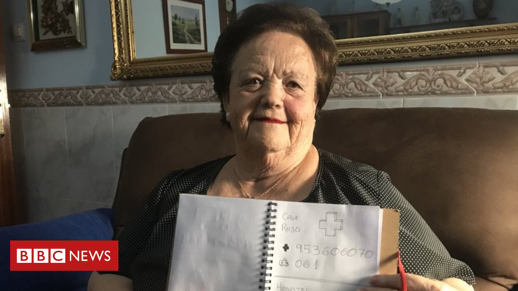 Spanish grandson's doodles lend a hand grandma in finding telephone numbers