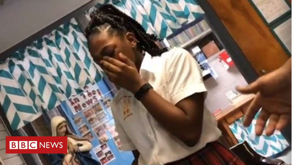 US school faces backlash after black student's 'unnatural hair' criticised