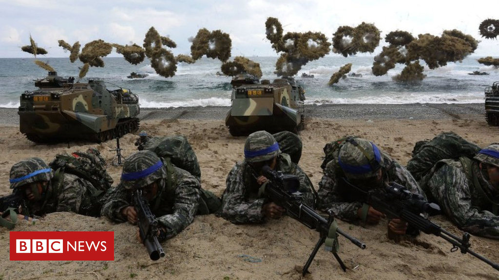 What are the united states-South Korea war games?