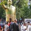 Wiesbaden in Germany gets rid of gold statue of Turkey's President Erdogan