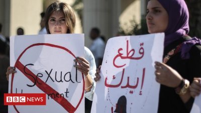 Egyptian 'harasser' stripped through crowd