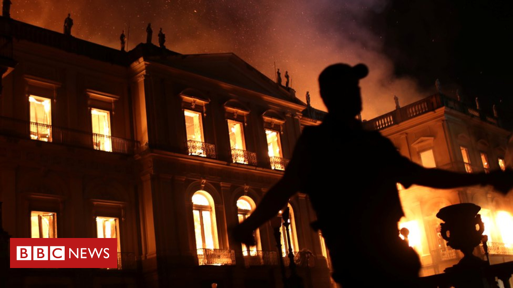 In photos: Brazil national museum in flames