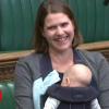 MP cradles baby on Commons benches