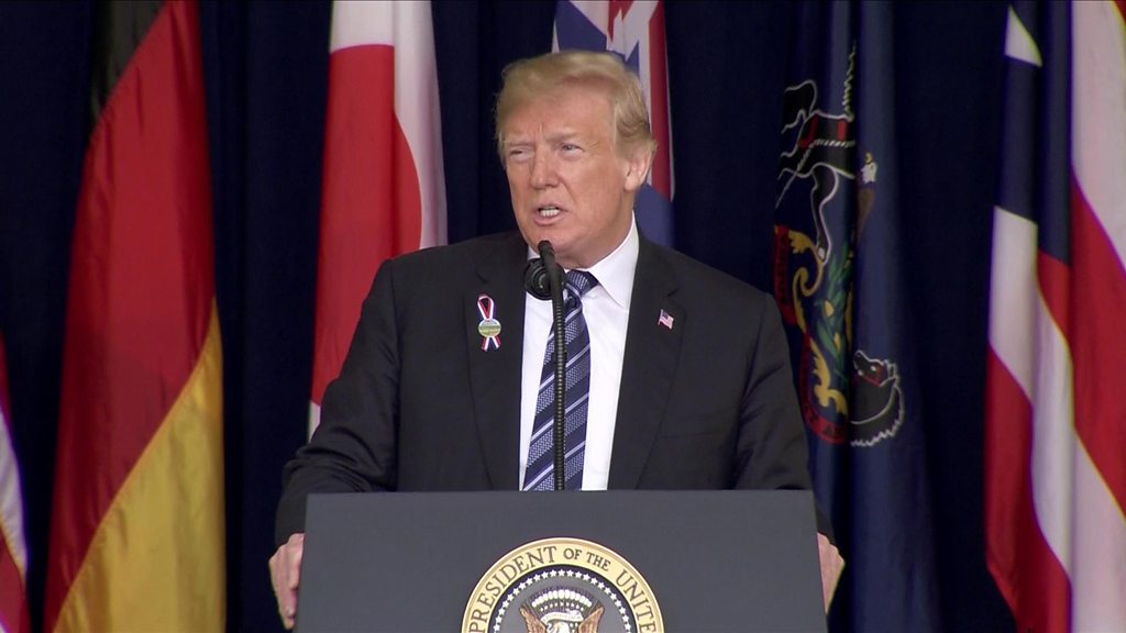 Trump marks NINE/ELEVEN anniversary at Pennsylvania memorial