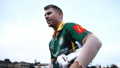 David Warner: Banned Australian walks off field after 'sledging incident' in club game