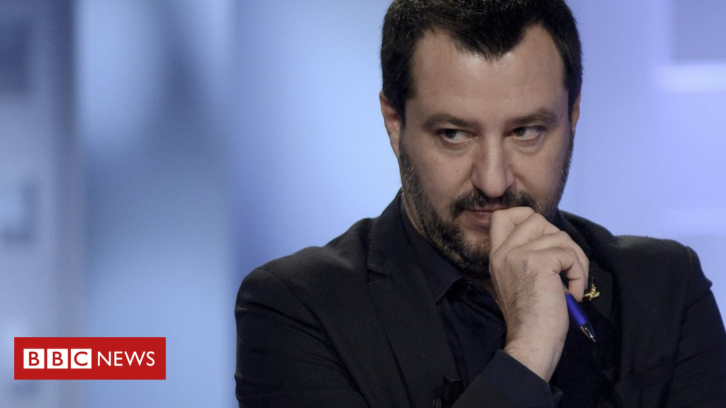 Italian deputy PM Salvini confronted over girls' picture