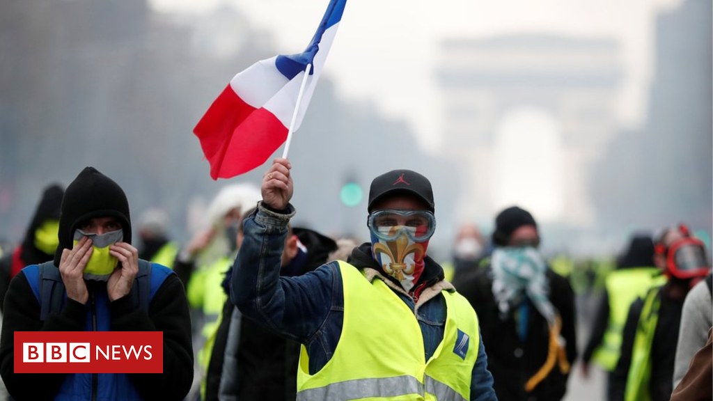France gasoline protests: Macron drives beforehand amid unrest