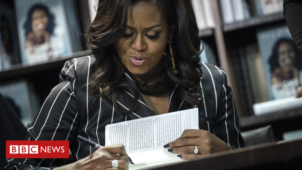 Michelle Obama's memoir Becoming breaks sales report in 15 days