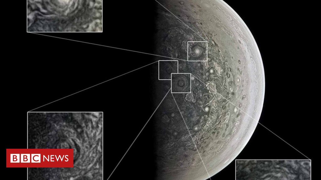 Nasa's Jupiter mission Juno finds massive polar storms